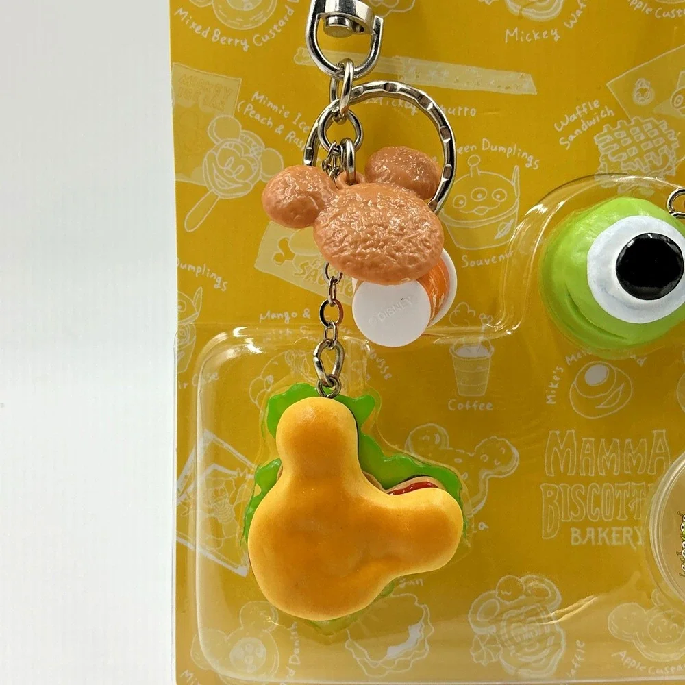 Tokyo Disney Resort Food Keychains Set Mickey Mike Wazowski Set of 3